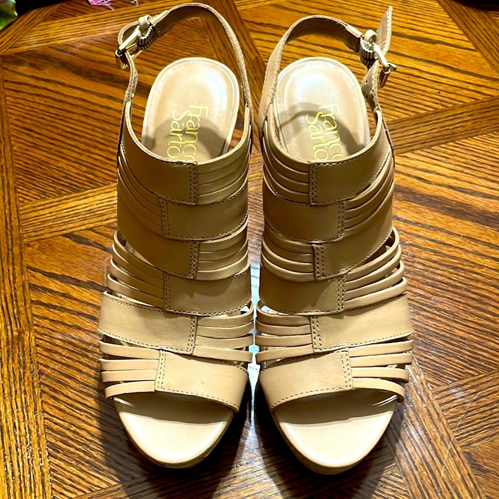 Franco Sarto Sharp Wedge Sandal Size 8